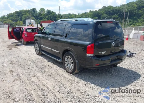 2015 Nissan Armada Platinum from USA, damaged, VIN 5N1AA0NE3FN610651
